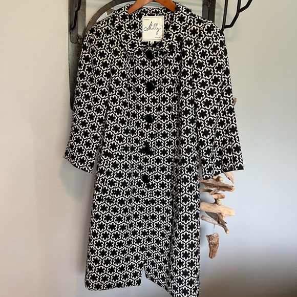 Milly Wool Blend Coat - Picture 1 of 16